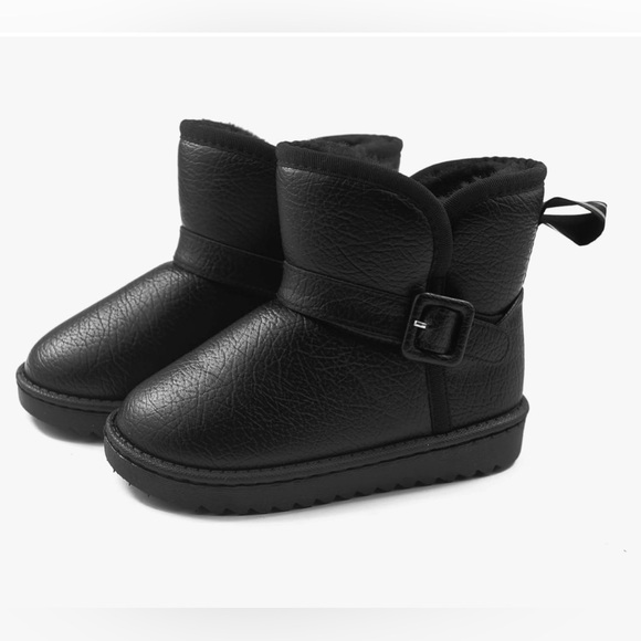 kids Boot Other - Apawwa Girls and Boys Boots Fur Lined Slip-On Warm Girls Snow Boots Waterproof